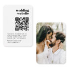 Wedding Website | RSVP QR Code Photo Retro