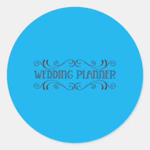 Wedding - Wedding Planner Performance Classic Round Sticker