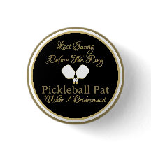 Wedding Weekend Activity Pickleball Gold & White