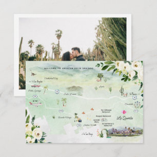 Wedding Weekend in La Quinta   Itinerary Card