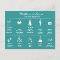 Wedding Weekend Timeline Itinerary