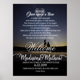 Wedding Welcome Display Poster