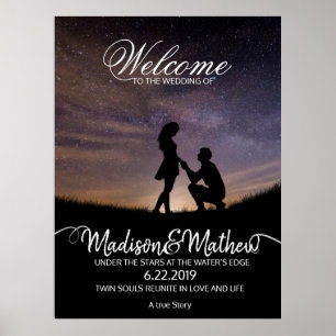 Wedding Welcome Display Poster