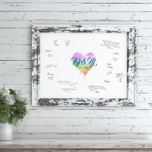 Wedding Welcome Guestbook Rainbow, LGBT Pride Sign