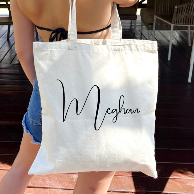 Wedding Welcome Personalised Script  Tote Bag (Creator Uploaded)