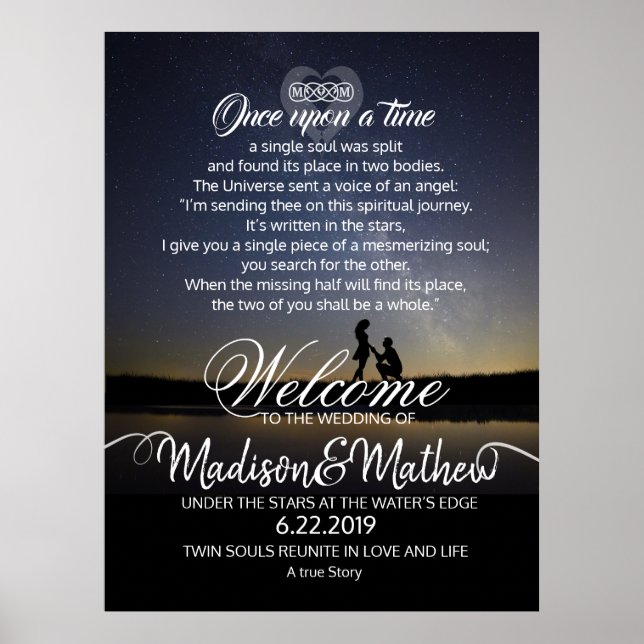 Wedding Welcome Reception Sign (Front)