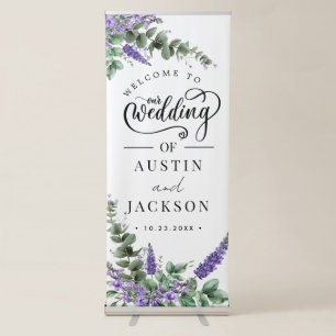Wedding Welcome Retractable Banne Banner