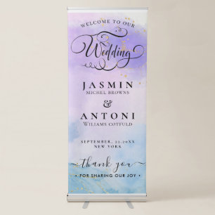Wedding  Welcome  Retractable Banner
