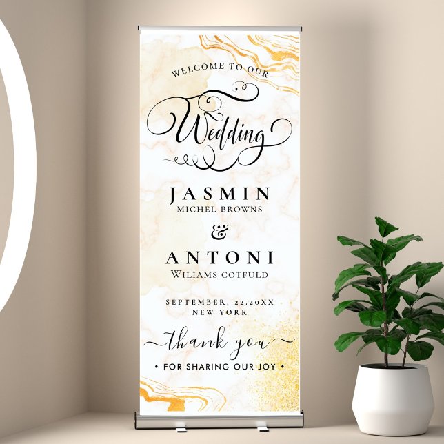 Wedding  Welcome  Retractable Banner (Creator Uploaded)