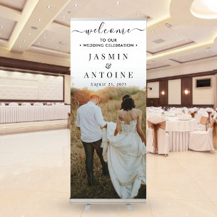 Wedding Welcome Retractable Banner