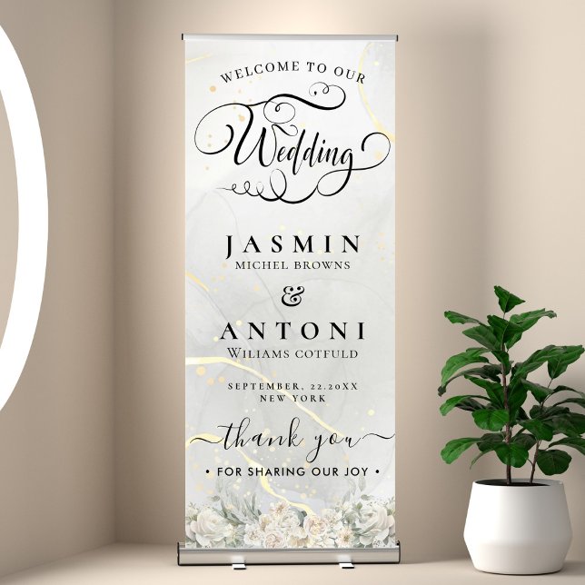 Wedding  Welcome  Retractable Banner (Creator Uploaded)