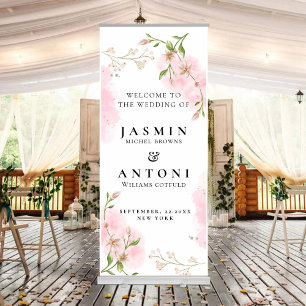 Wedding  Welcome  Retractable Banner