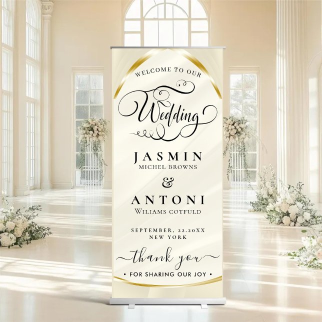Wedding  Welcome  Retractable Banner (Creator Uploaded)