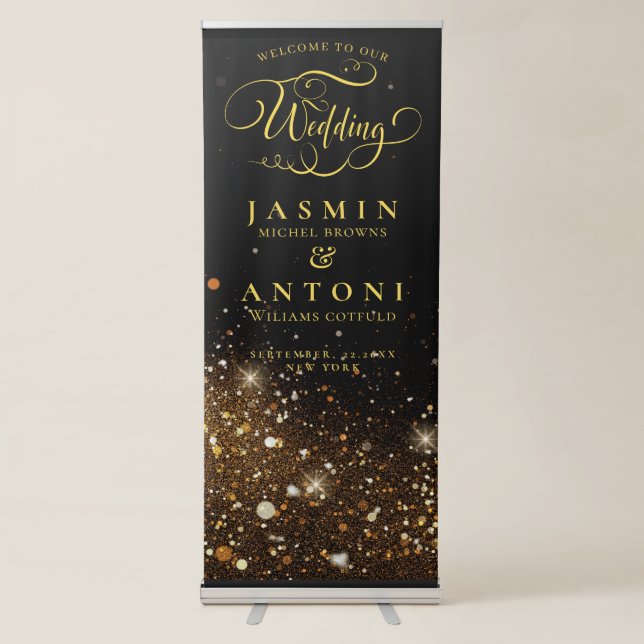 Wedding  Welcome  Retractable Banner (Front)