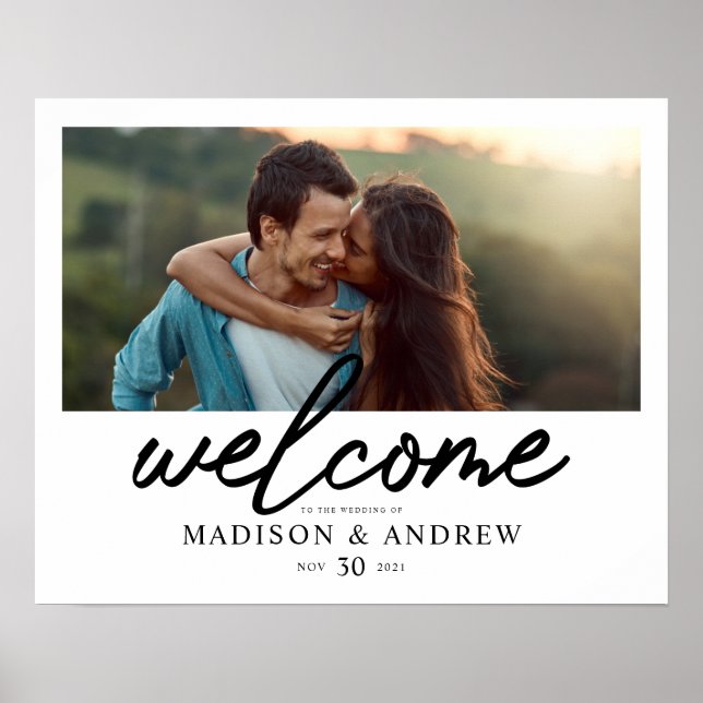 Wedding Welcome Sign (Front)