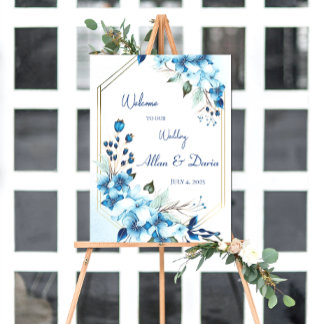 Wedding welcome sign