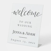Wedding Welcome Sign