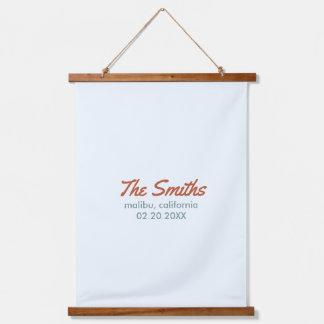 wedding welcome sign hanging tapestry