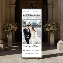 Wedding Welcome Sign, Personalised Photo Editorial