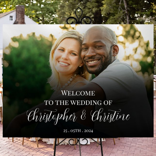 Wedding welcome sign photo poster (Creator Uploaded)