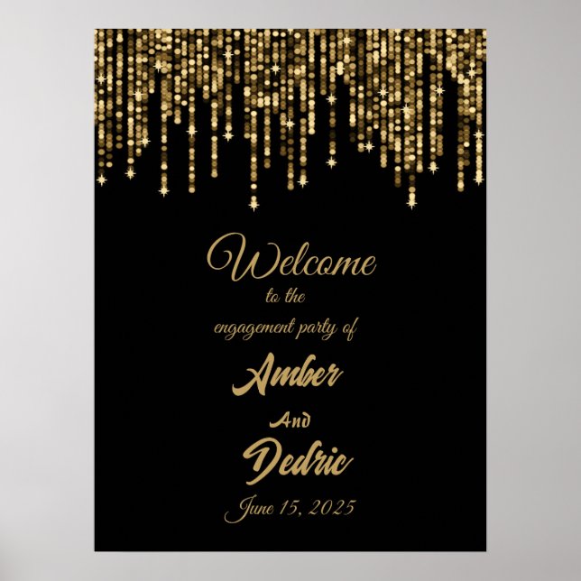 Wedding welcome sign poster (Front)