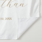 Wedding Welcome Sign White & Gold