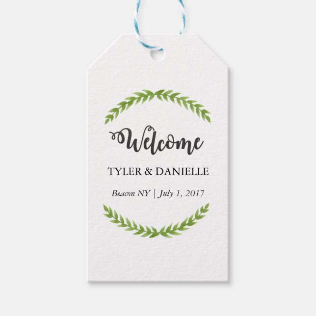 Wedding Welcome Tag (Front)