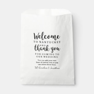 Wedding Welcome Thank You Hotel Custom Favour Bag