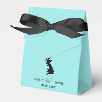 Wedding Welcome to Great Britain Map Favour, UK