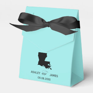 Wedding Welcome to Louisiana Favour Box State Map