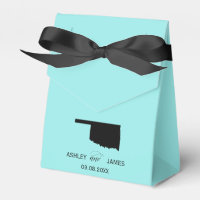 Wedding Welcome to Oklahoma Favour Box, State Map