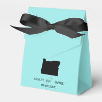 Wedding Welcome to Oregon Favour Box, State Map