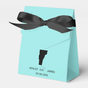 Wedding Welcome to Vermont Favour Box, Map Favour Box