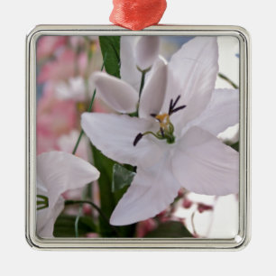 wedding white lily flowers floral flora love vines metal tree decoration