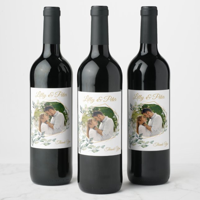 Wedding, Wine Bottle Labels, Custom, Wine Label (Bottles)