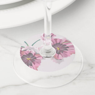 Wedding Wine Glass Tag