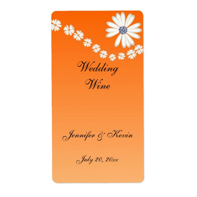 Wedding Wine Label (Front)