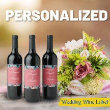 Wedding Wine Label