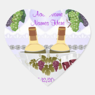 WEDDING Wine Label Stickers FOR WINE BOTTLES