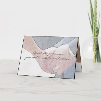 Wedding wishes card