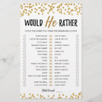 Wedding Would He Rather editable game