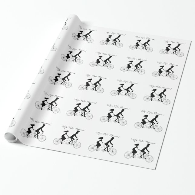 Wedding wrapping paper (Unrolled)