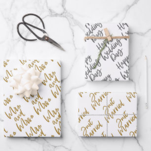 Wedding Wrapping Paper Sheets