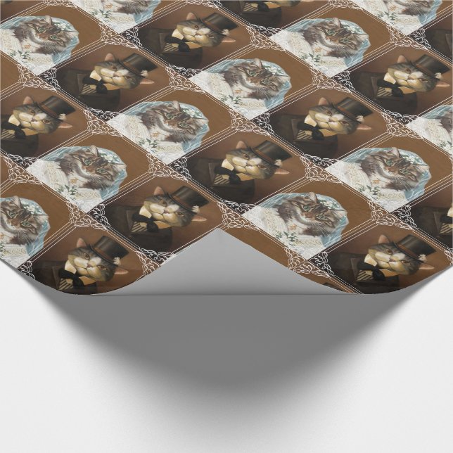 wedding wrapping paper,wedding couple paper (Corner)