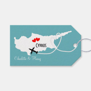 Weddings Abroad Cyprus Personalised Gift Tags