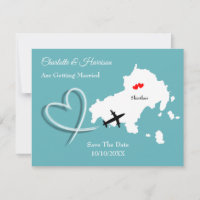 Weddings Destination Skiathos  Save The Date