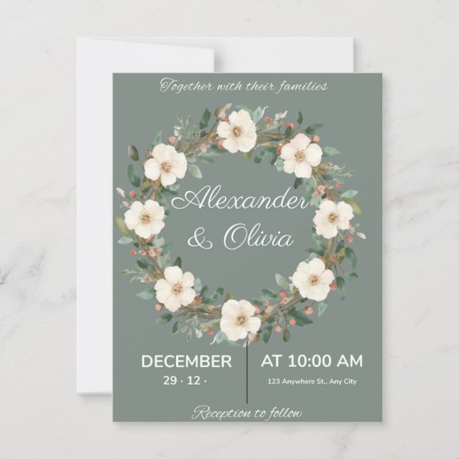 Weddings Invitations  (Front)