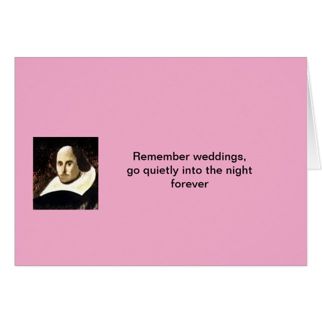 Weddings jGibney The Museum Zazzle Card (Front Horizontal)