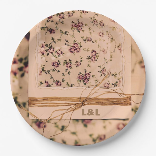 Weddings  paper plate (Front)
