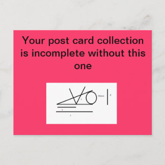 Wedge Fringe silly post card